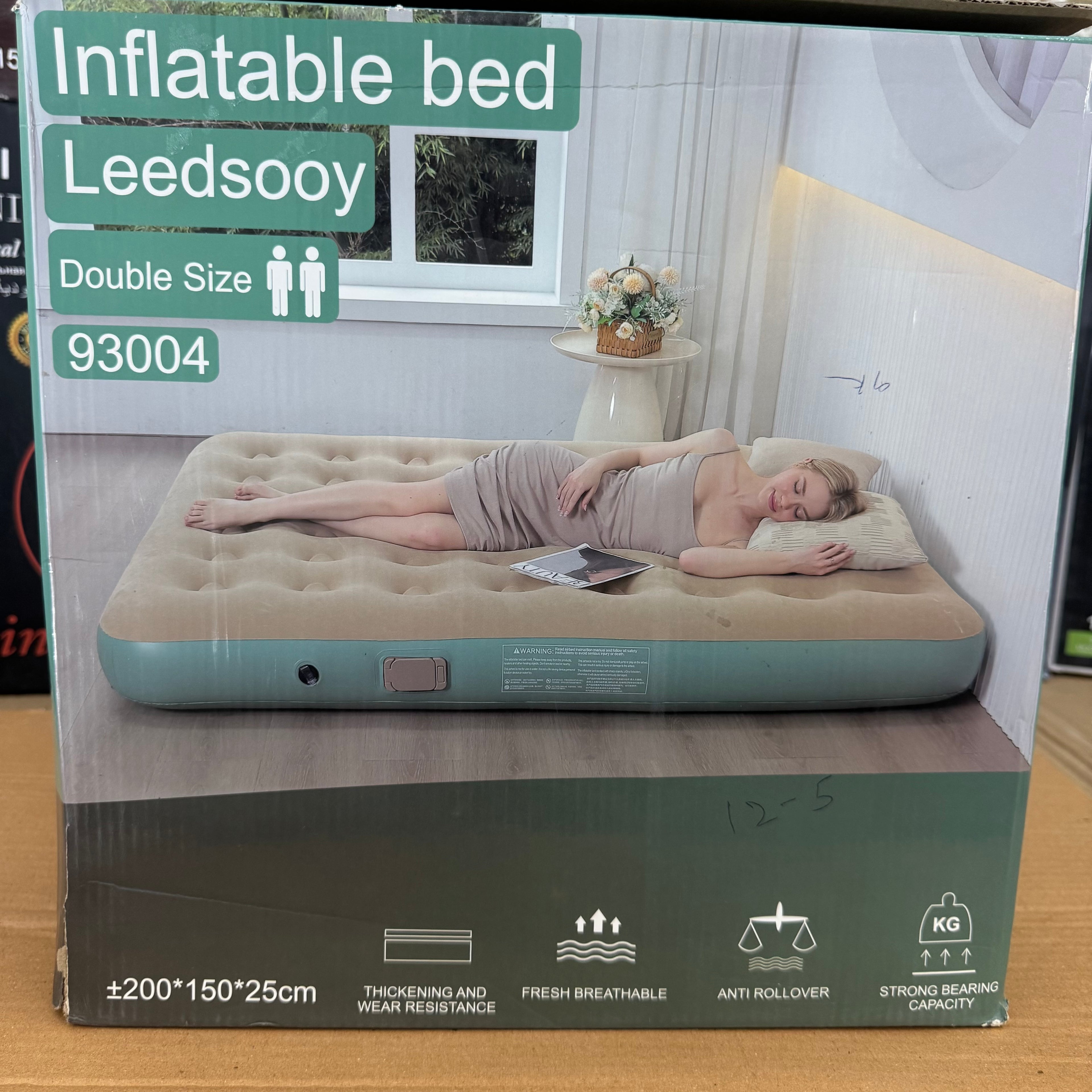 Leedsooy 93004 Double Size  Portable Air Mattress Lot Imported