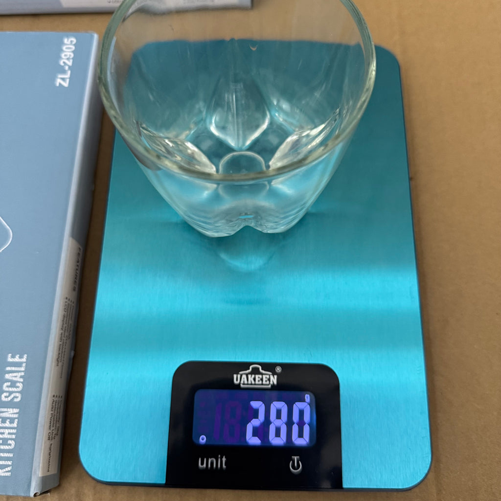 Uakeen Germany ZL-2905 Digital Kitchen Scale | Precision Blue Steel Food Scale