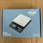 Uakeen Germany Digital Kitchen Scale | High-Precision Silver Food Scale
