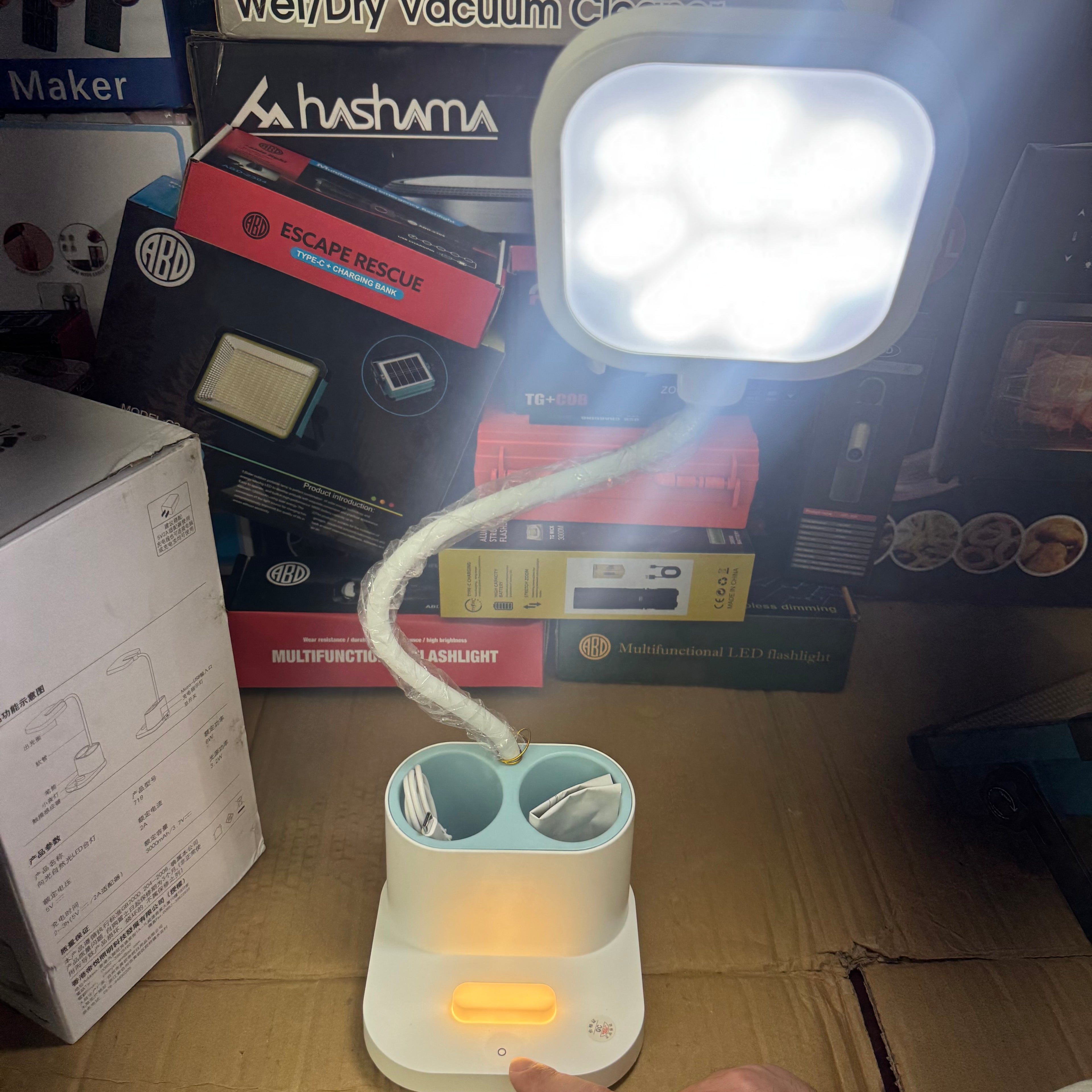 Lot Imported LED Desk Lamp with Pen Holder