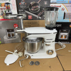 SRABC 3-in-1 Stand Mixer & Food Processor | 1300W Heavy Duty 7.5L Mixer