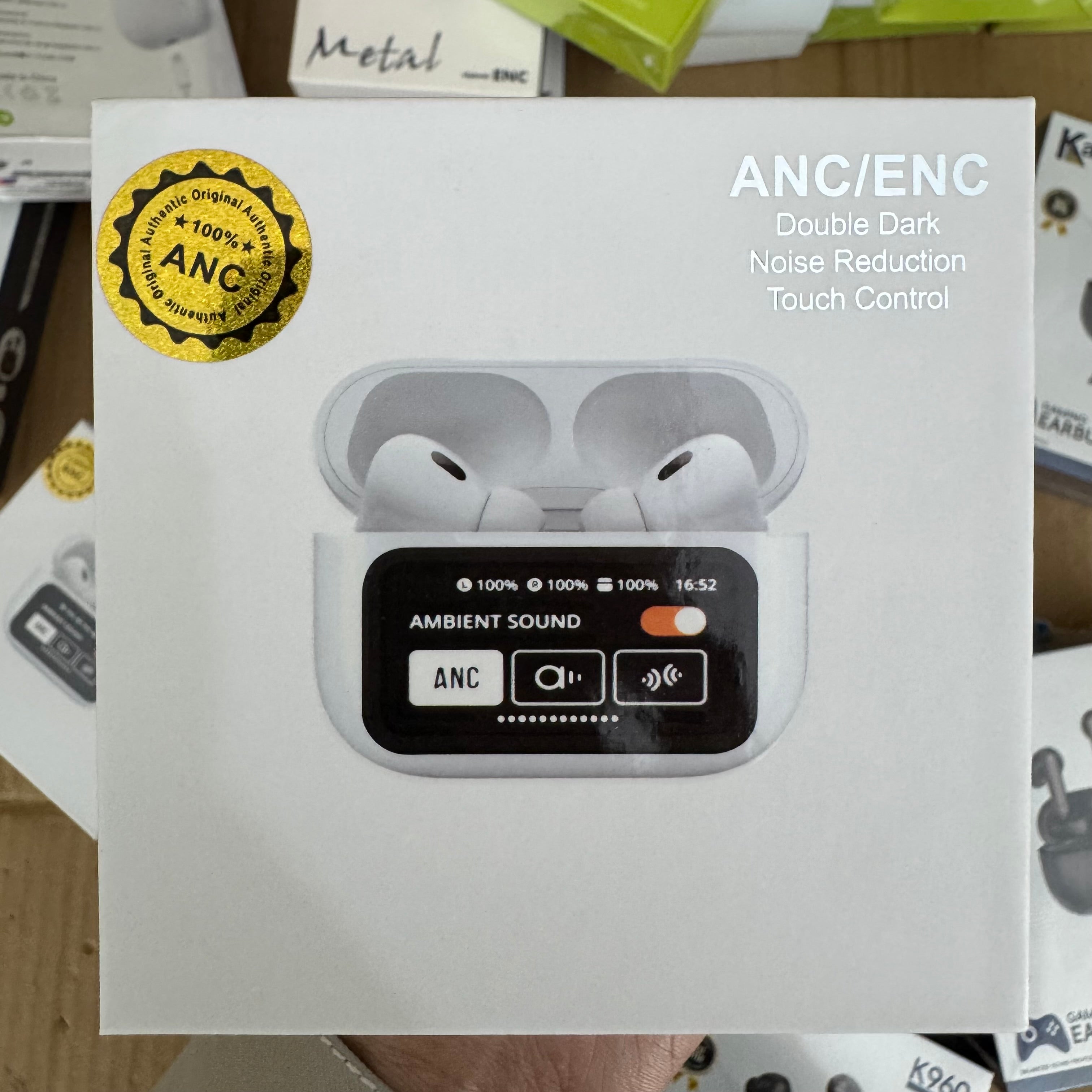 ANC/ENC Smart LCD Screen Wireless Earbuds – Lot imported