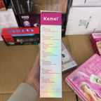 Lot Imported Silky Smooth Skin with the Lot Imported Kemei KM-519A Hair Remover