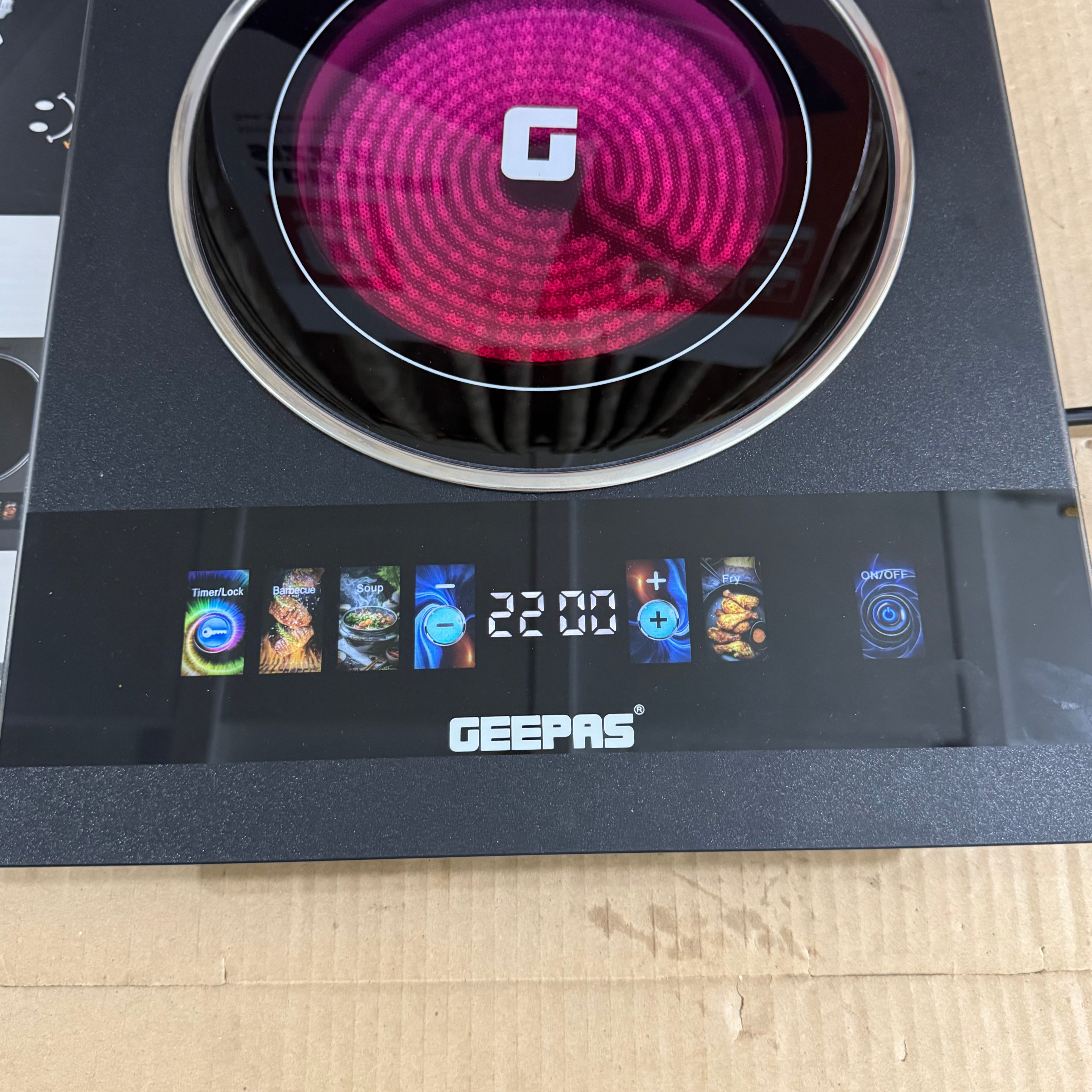 Geepas 2200W Digital Infrared Cooker GIC33033P