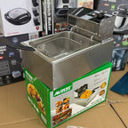 AVinas AV-668Y Electric Deep Fryer | 2800W Stainless Steel Commercial Fryer