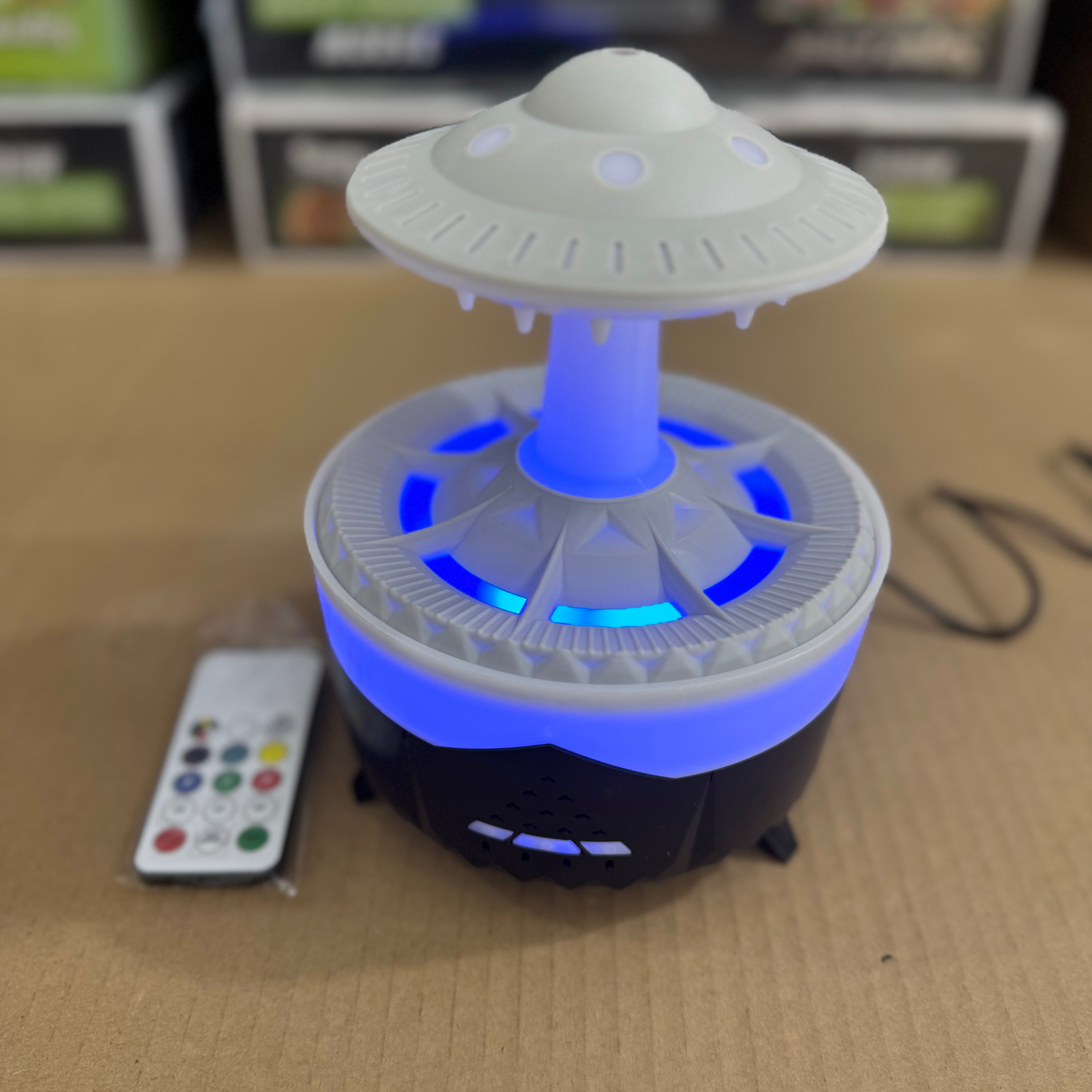 Raindrop UFO Aromatherapy Humidifier & Diffuser - Model V26 Lot Imported