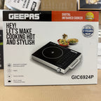 Geepas 2800W Digital Infrared Cooker GIC6924P – Heavy Duty 6months warranty