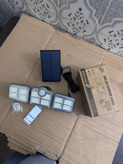 Lot Imported JD Solar Sensor Light – Remote Controlled Outdoor Security Lamp