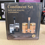 Glass 2-Piece Condiment Set