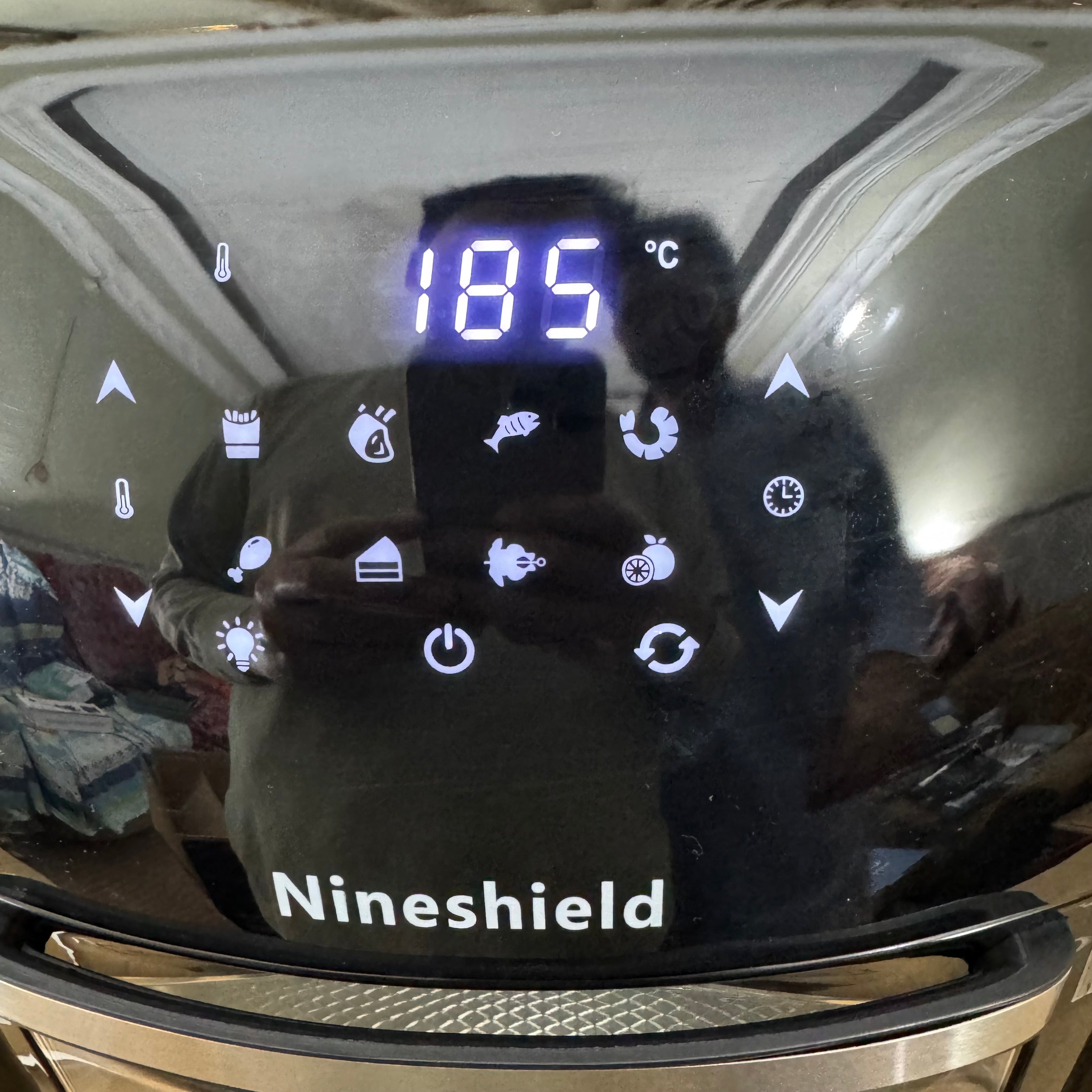Lot Imported Nineshield KB-1200 The Chef Air Fryer