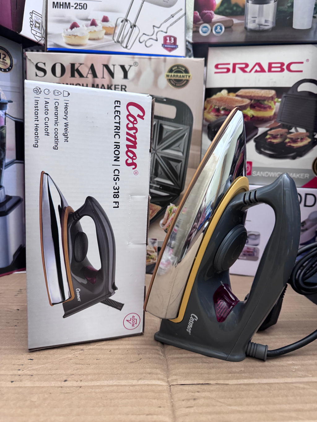 Cosmos CIS-318 F1 Electric Iron – Lot Imported Heavy Weight Ceramic Iron for Pakistan