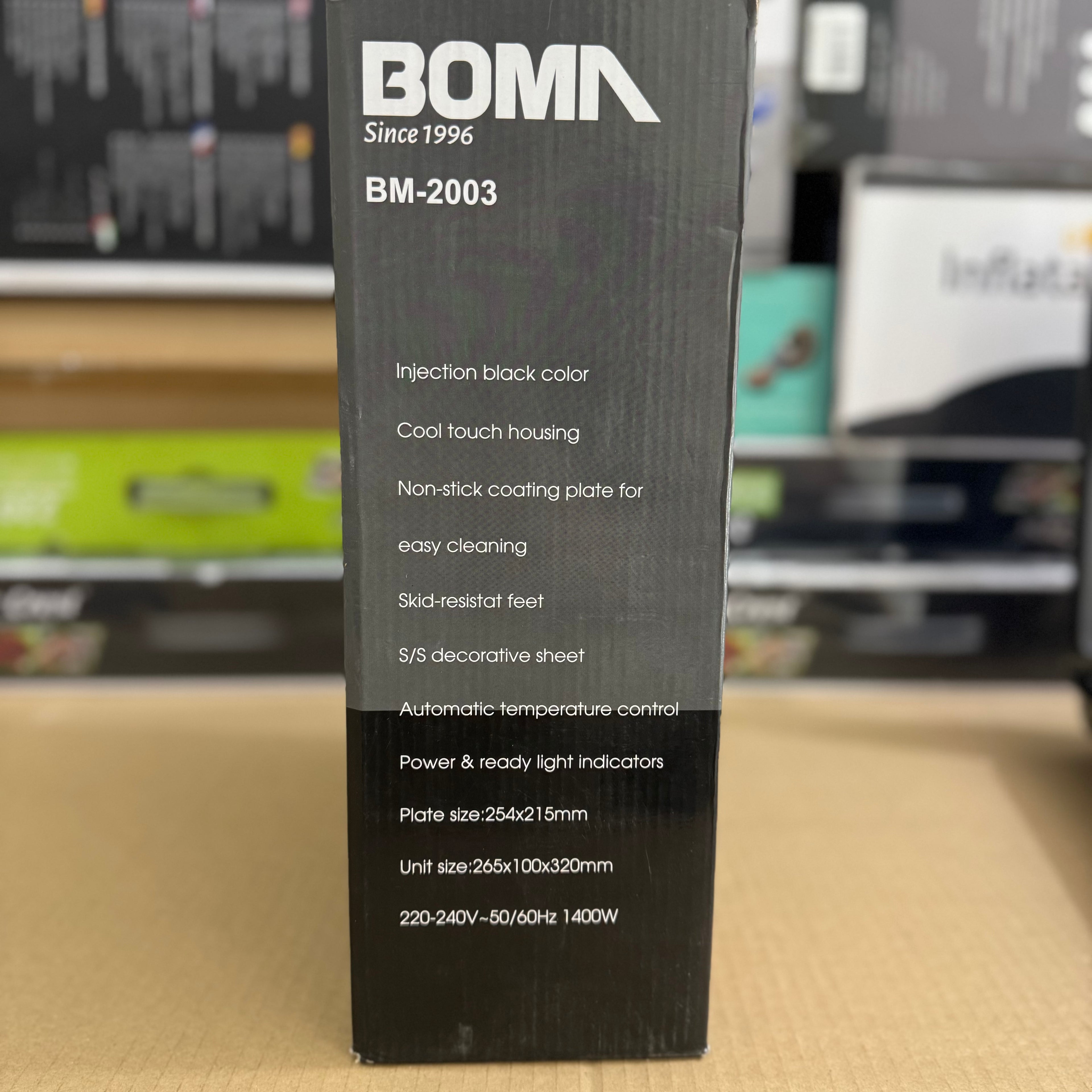BOMA 1400W Electric Sandwich Maker - Model BM-2003 Lot Imported