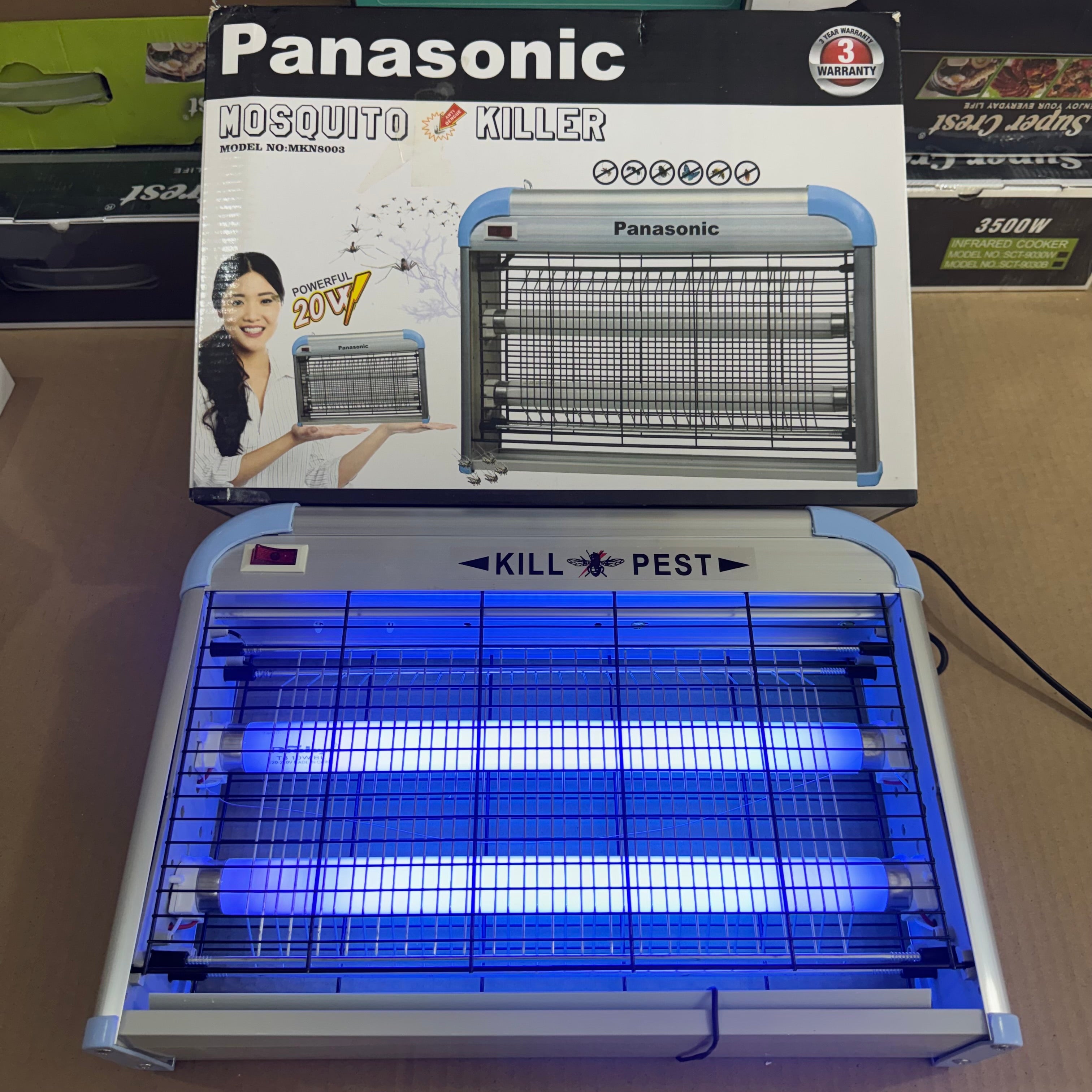 Panasonic 20W Electric Mosquito & Insect Killer MKN8003 - Lot Imported