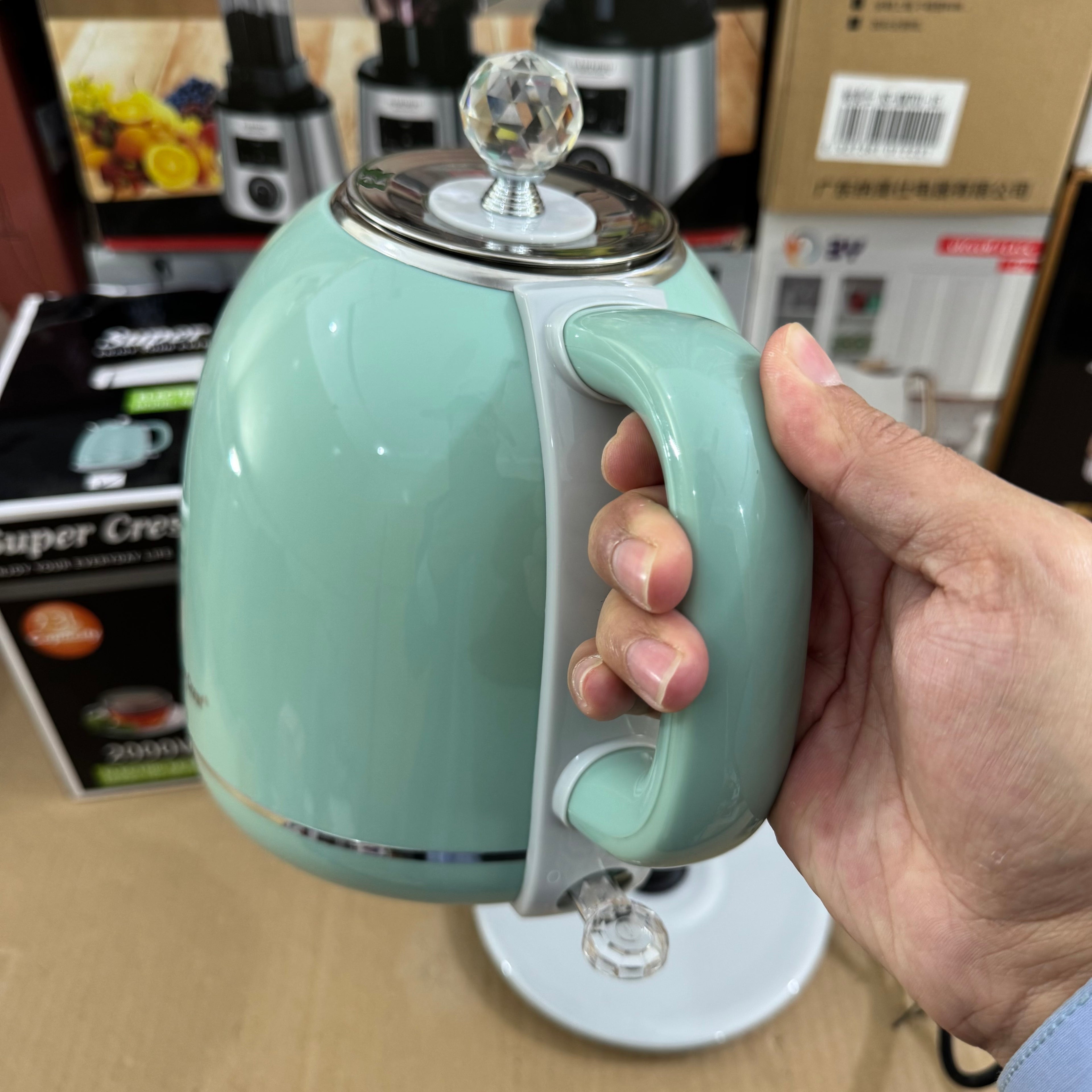 Super Crest 2.3L Electric Kettle (SCT-4027) – German Original Lot Imported