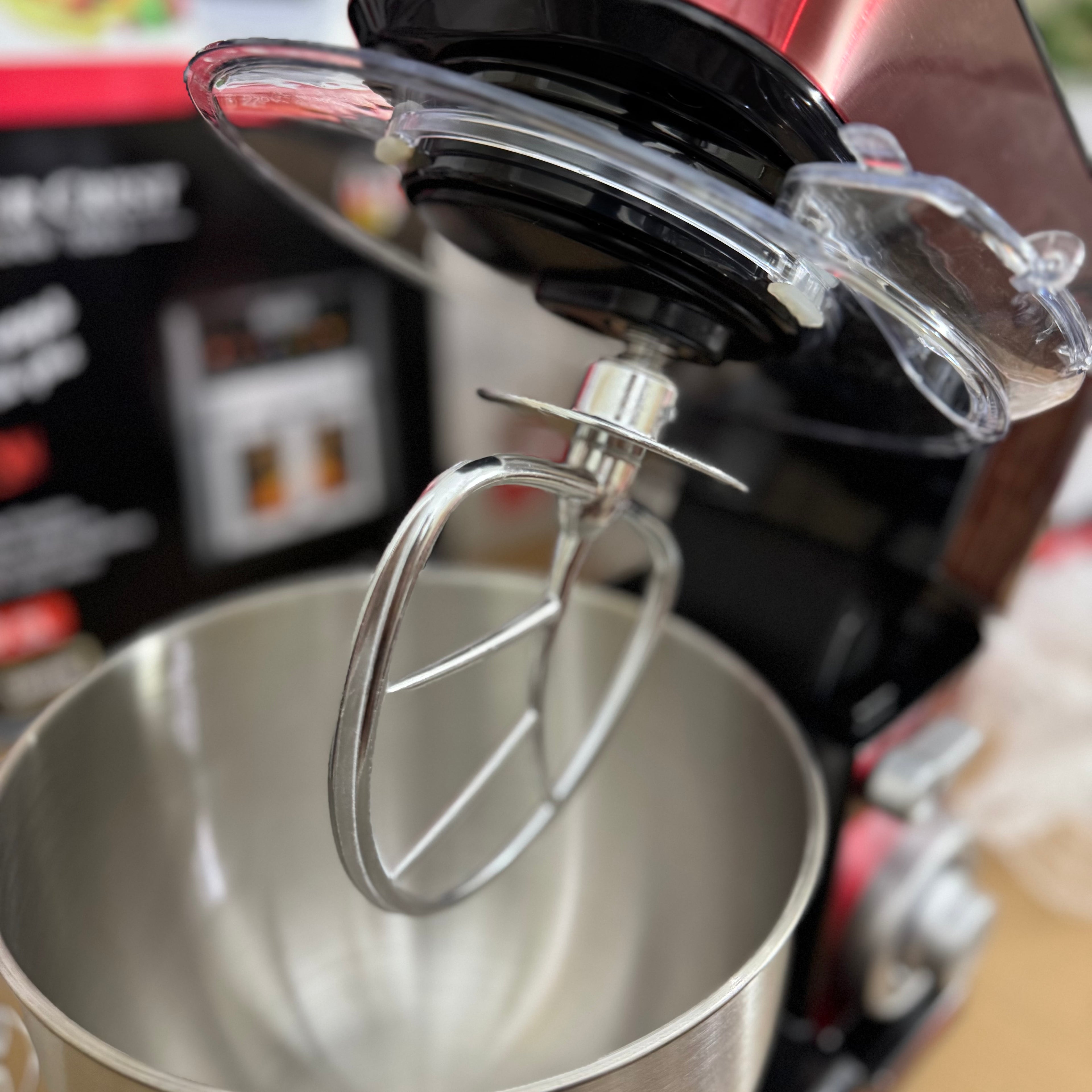 KitchenCook 5.5L Robot Petrin | Professional Dough & Baking Stand Mixer