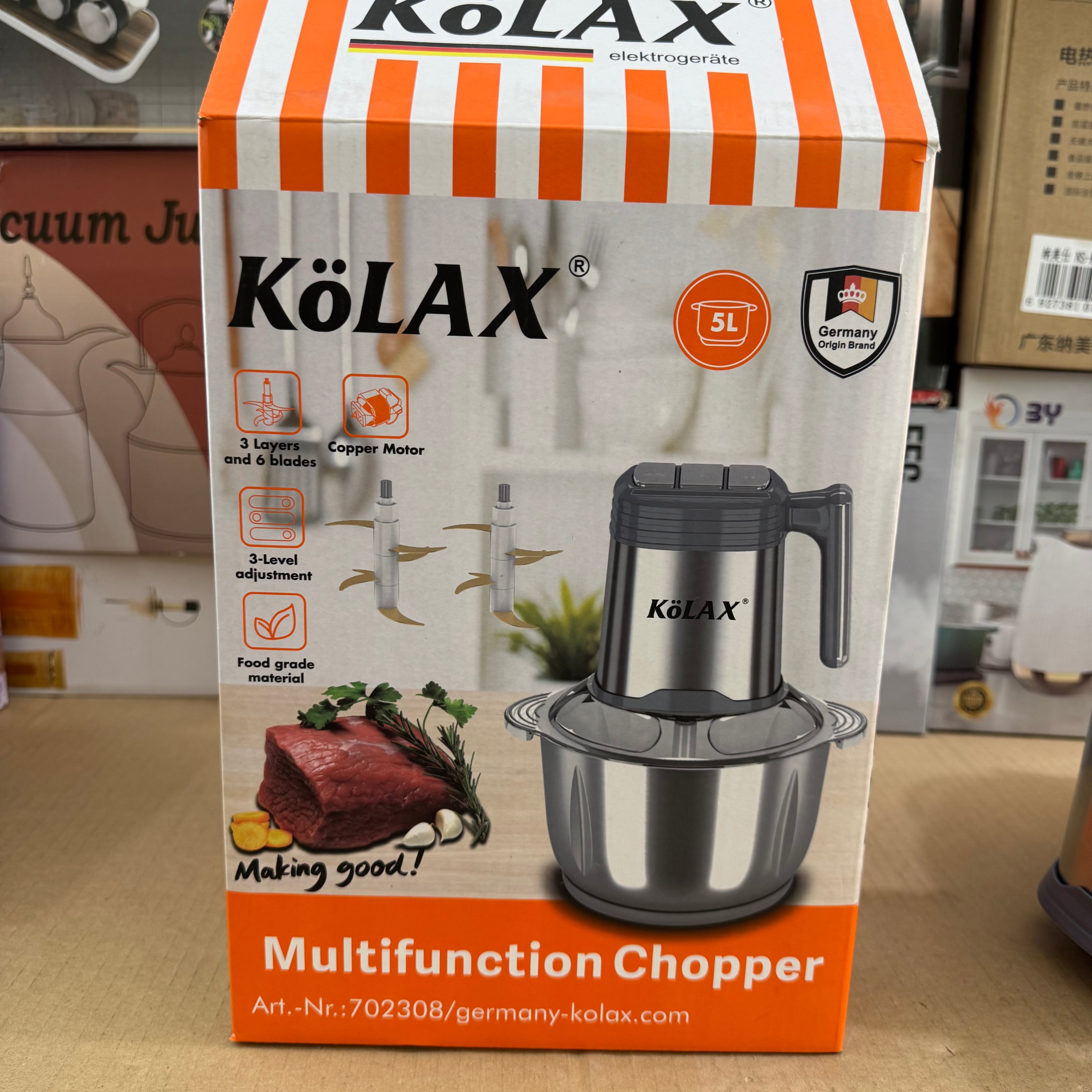 KöLAX 5L Multifunction Chopper (Model: 702308) – German Design