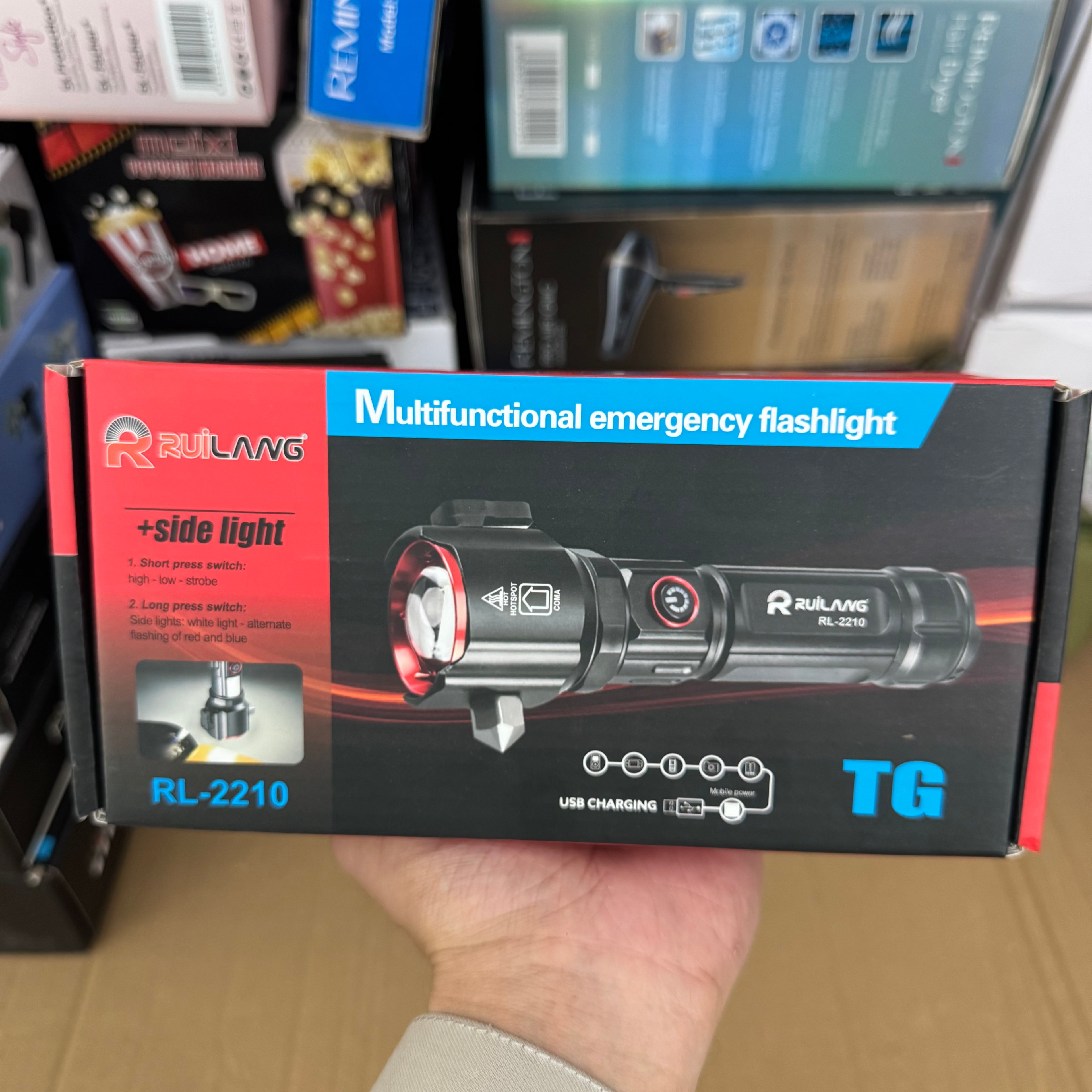 Lot Imported RuiLang Emergency Flashlight - RL-2210