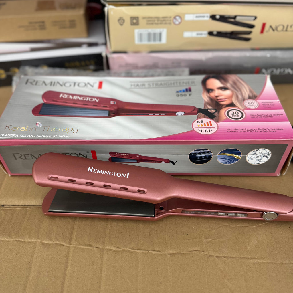 Lot Imported Remington Keratin Therapy Hair Straightener Model S-8590
