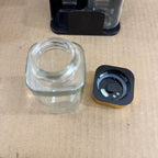4-Piece Condiment & Spice Jar Set with Stand