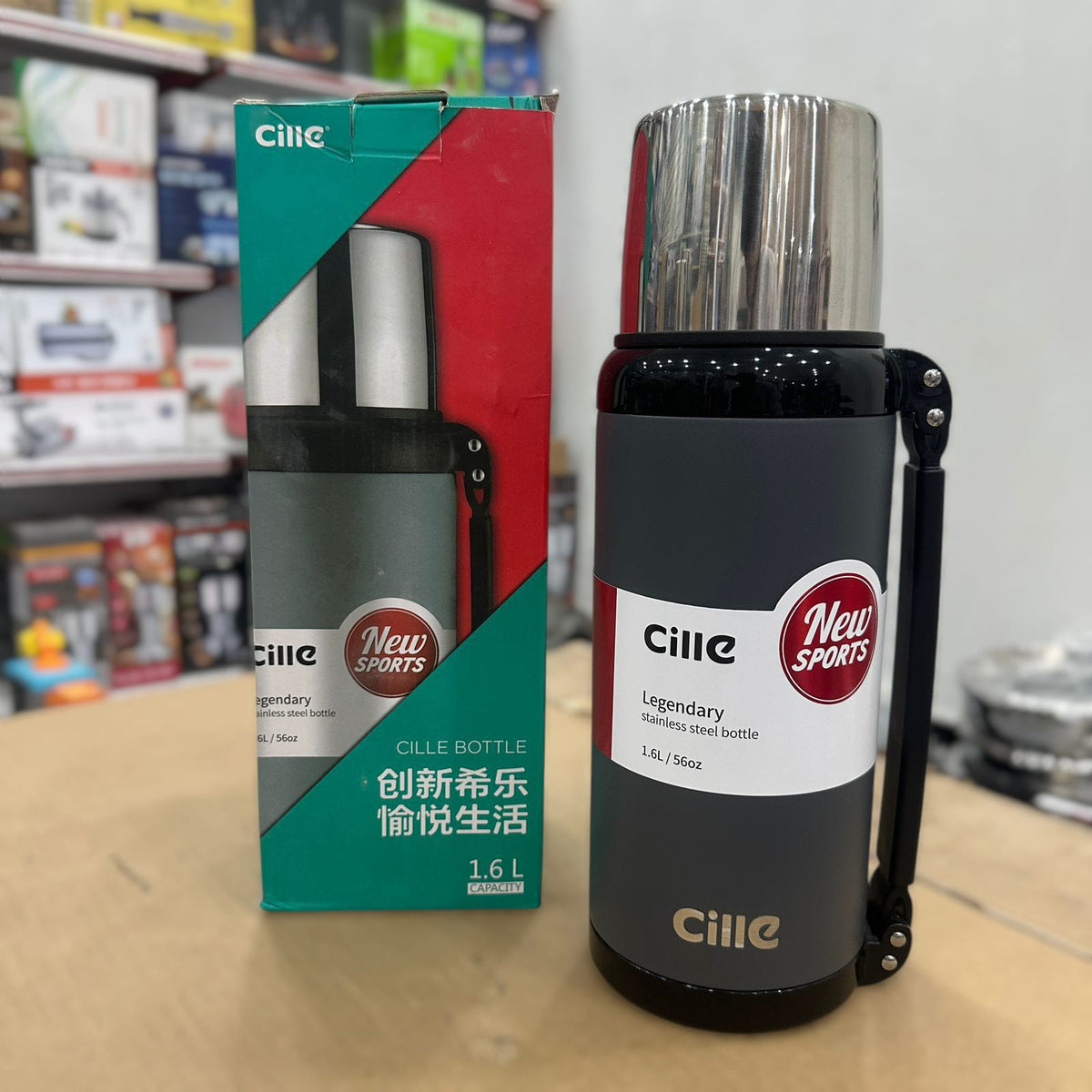 Cille 2.1L Stainless Steel Vacuum Thermos Bottle – Sports Travel Flask
