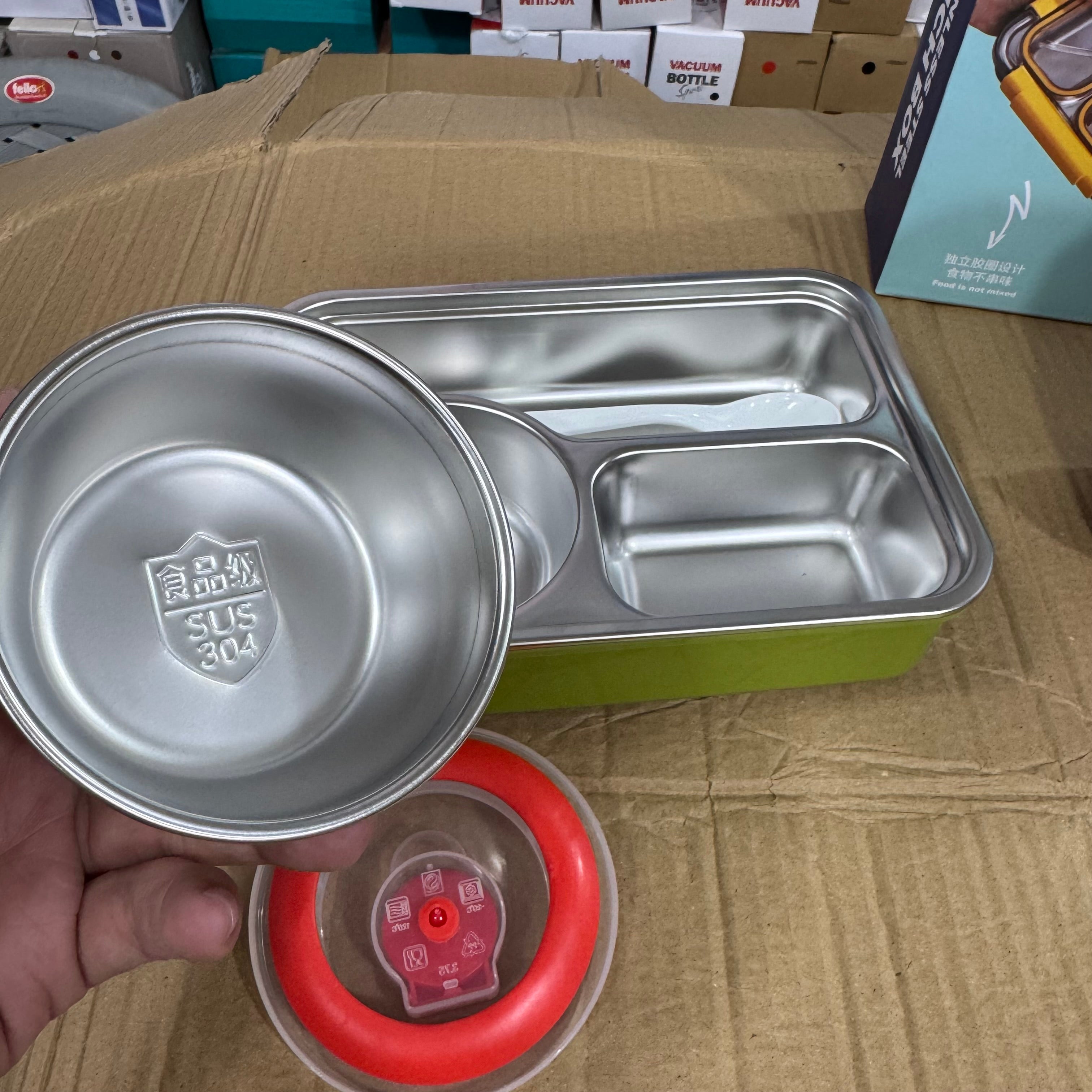 Lot Imported Stainless Steel Lunch Box