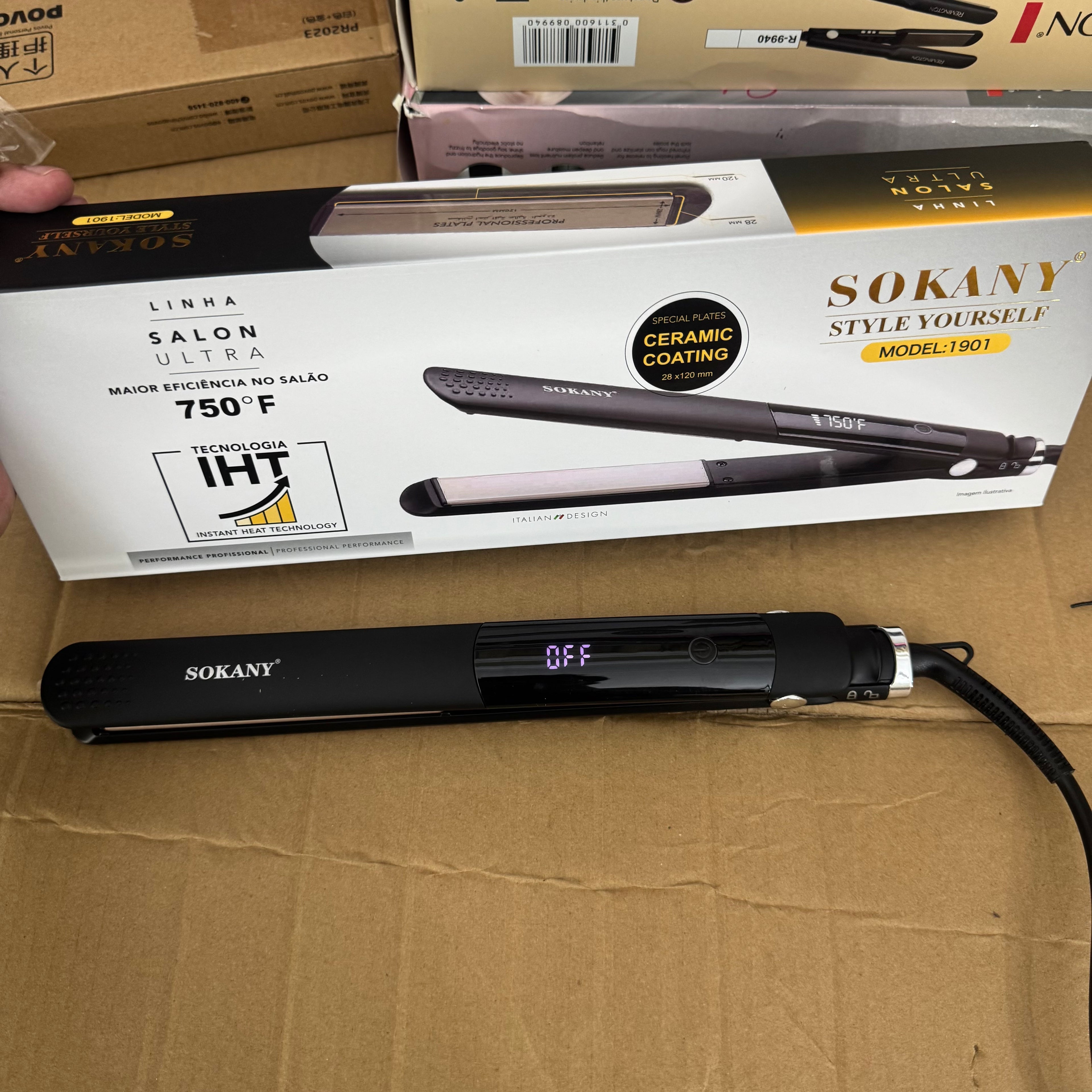 Lot Imported Sokany Salon Ultra Hair Straightener Model 1901