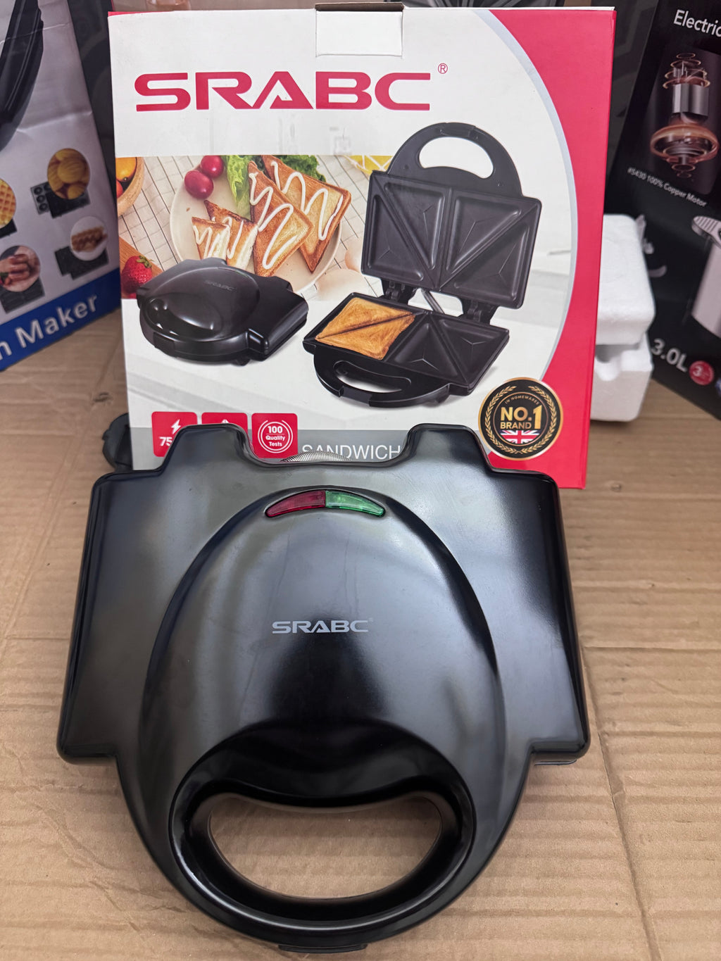 SRABC Sandwich Maker 750W – Lot Imported Electric Sandwich Maker for Home Use in Pakistan