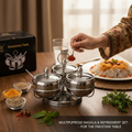 Lot Imported Stainless Steel Multipurpose Masala & Refreshment Set