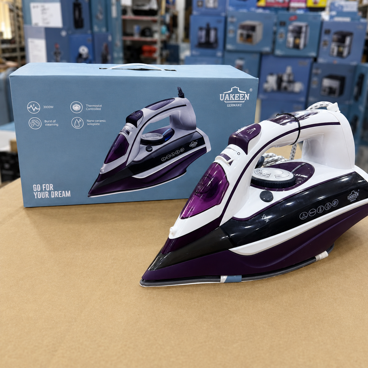 UAKEEN Electric Steam Iron Zl-823
