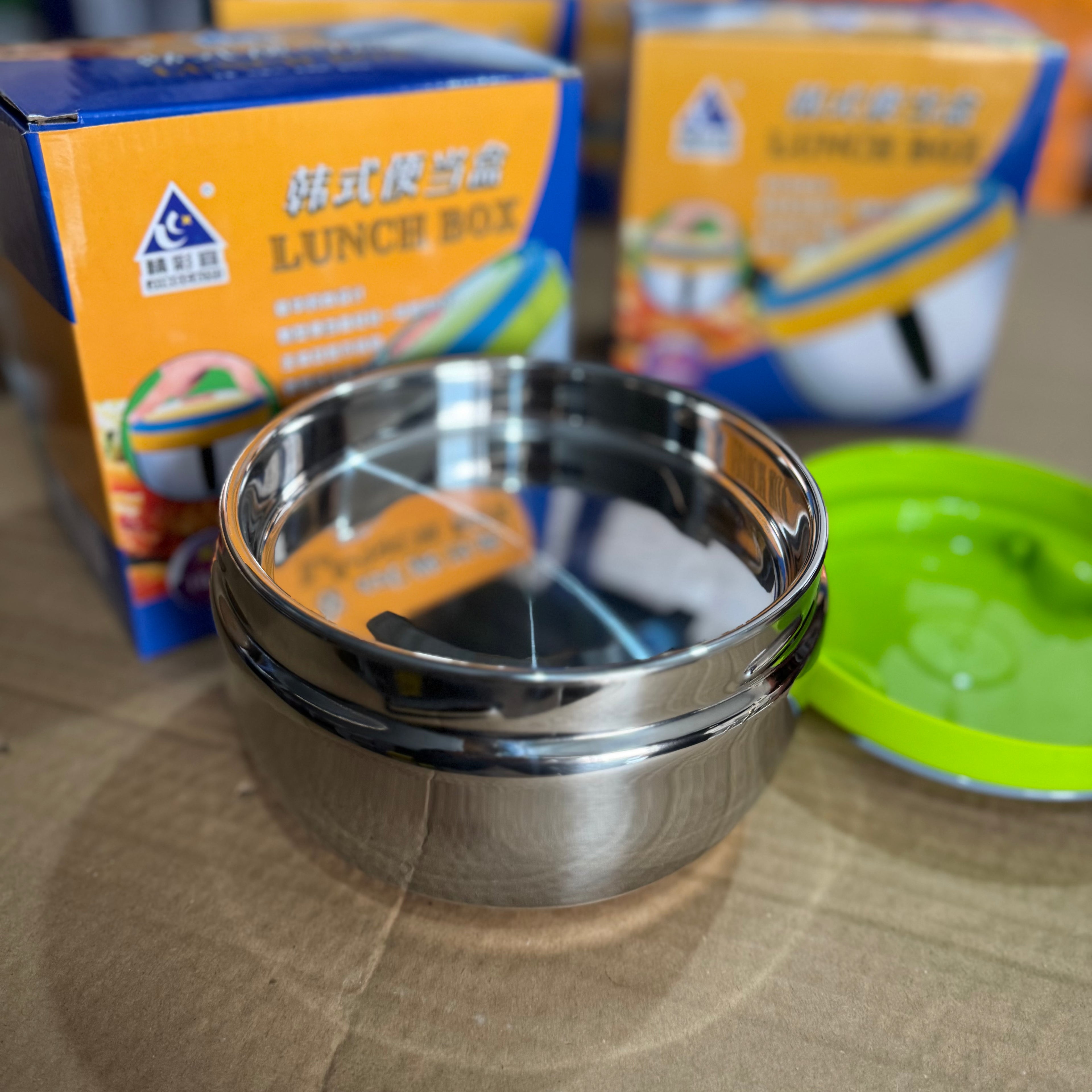 Lot Imported Jinkcaiyi 900ml Insulated Stainless Steel Lunch Box