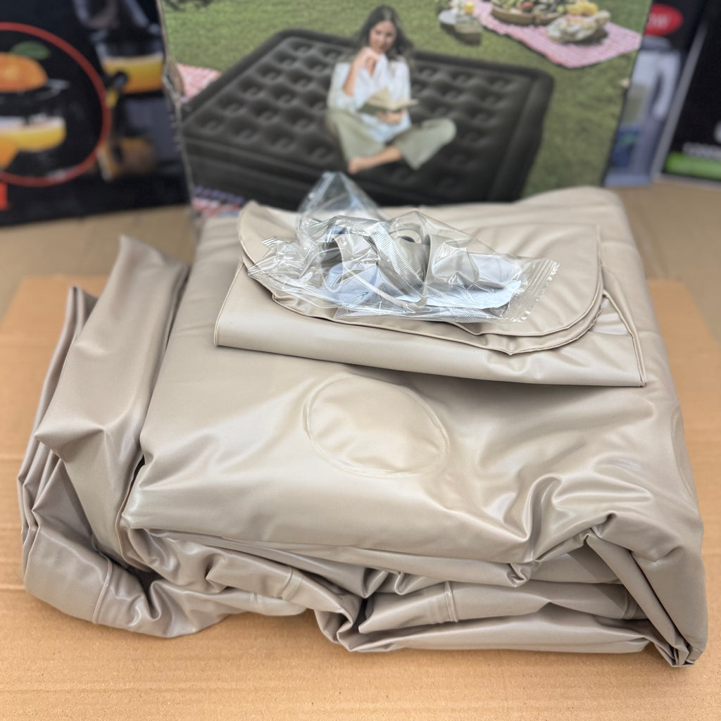 Double Size Inflatable Camping Air Bed 91005 with Electric Pump Lot Imported