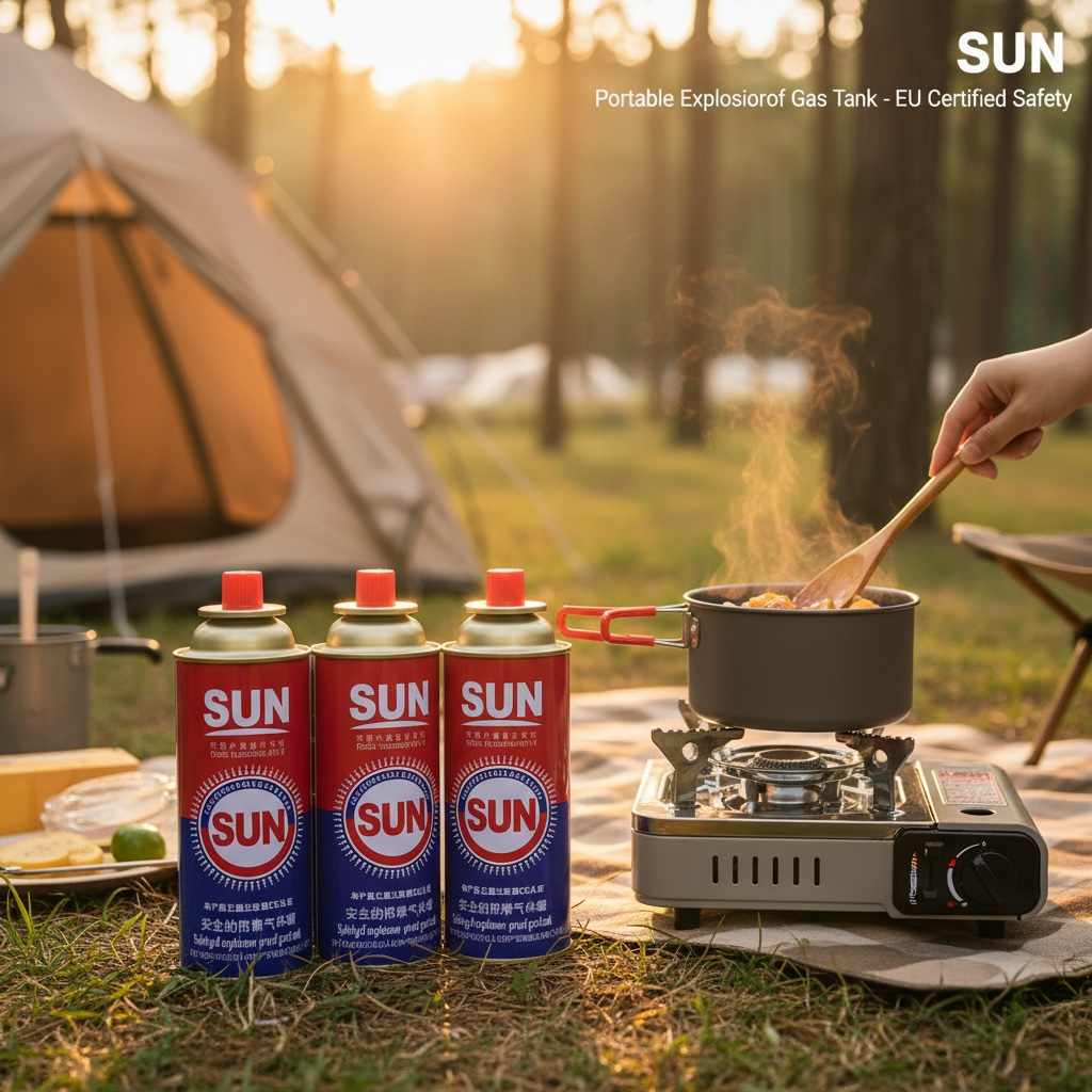 SUN Portable Gas Canister – Lot Imported Camping Gas | Safe & Reliable Fuel Pakistan