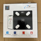 Smart Bluetooth Body Fat Scale - Digital BMI Bathroom Scale with Smartphone App Sync, 180kg Capacity
