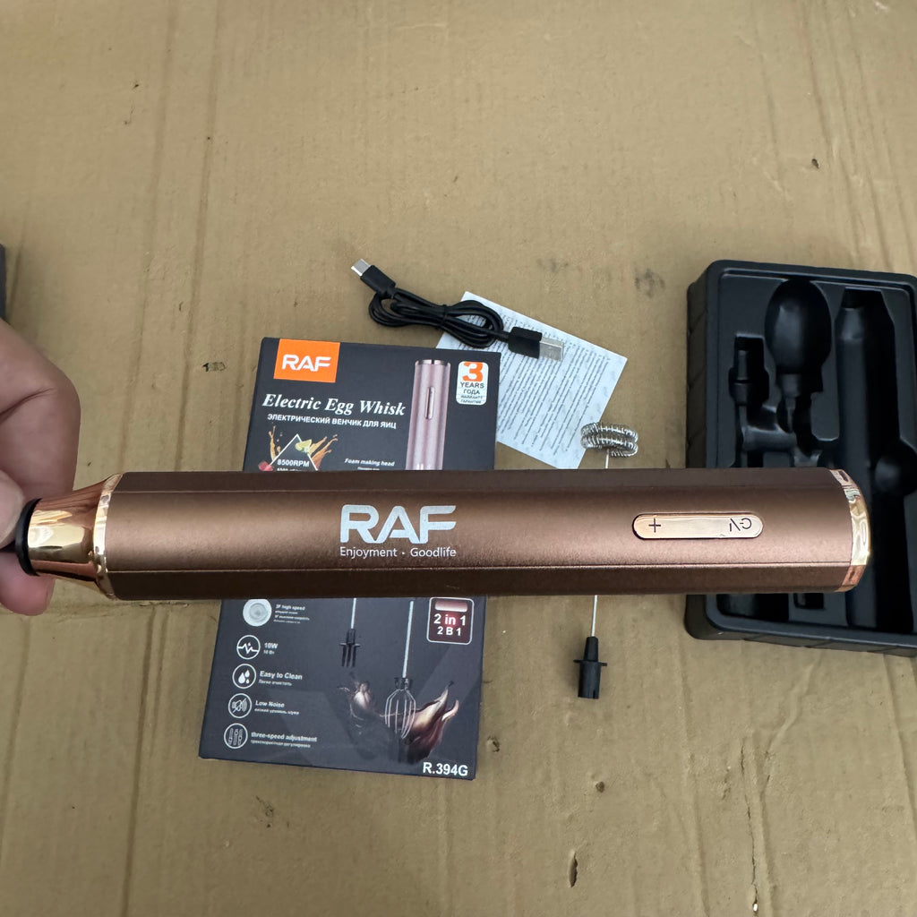 RAF R.394G Electric Egg Whisk & Milk Frother – Lot Imported