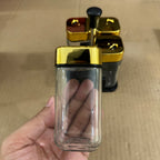 4-Piece Condiment & Spice Jar Set with Stand