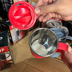 Flame Red Insulated Stainless Steel Coffee Mug
