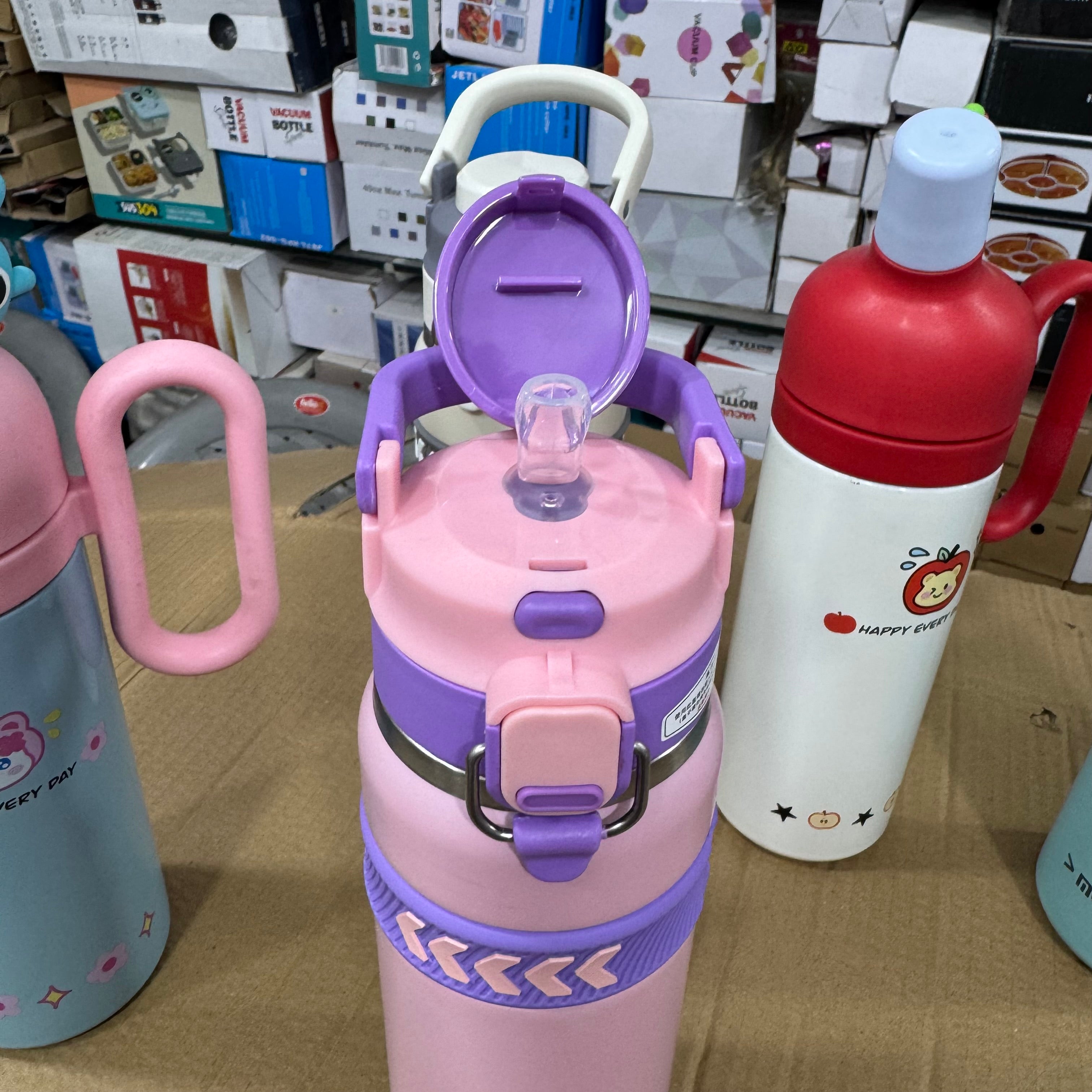 3D Bunny Kids Insulated Bottle Lot Imported