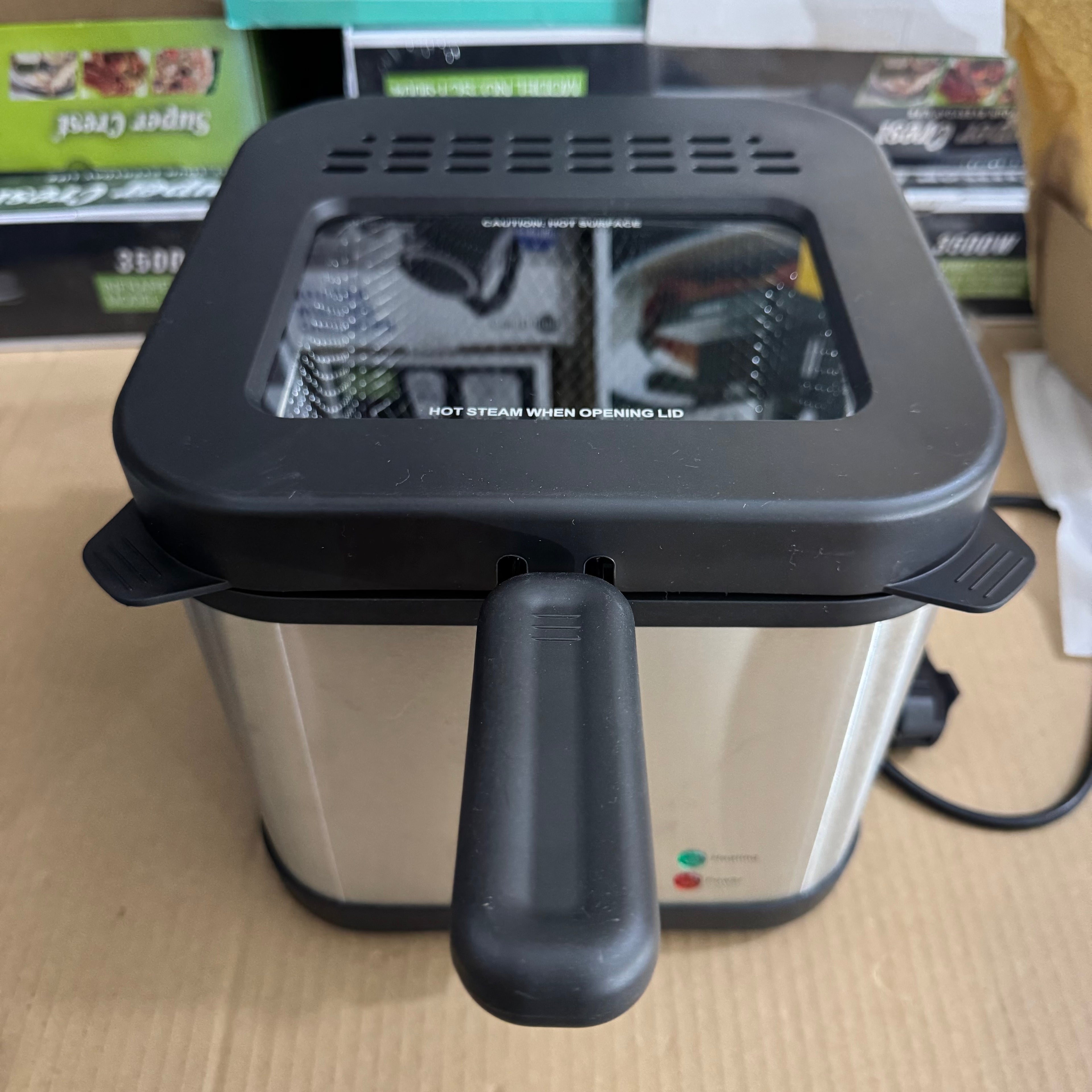Boma Electric Deep Fryer 2.5L Stainless Steel - Model BM-87 Lot Imported