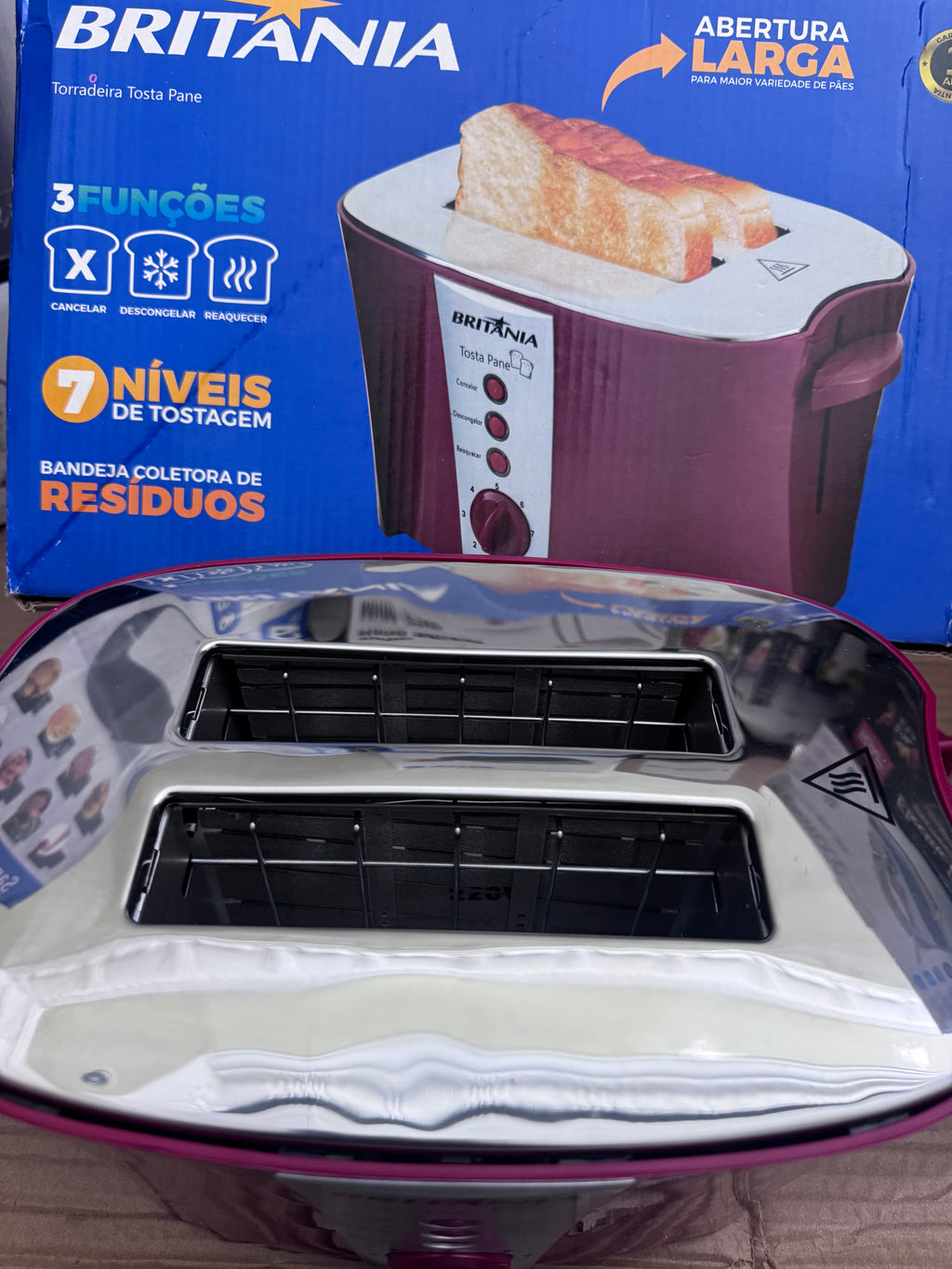 Britania Toaster – Lot Imported | 7-Level Toast Control | Original Imported Toaster for Pakistan