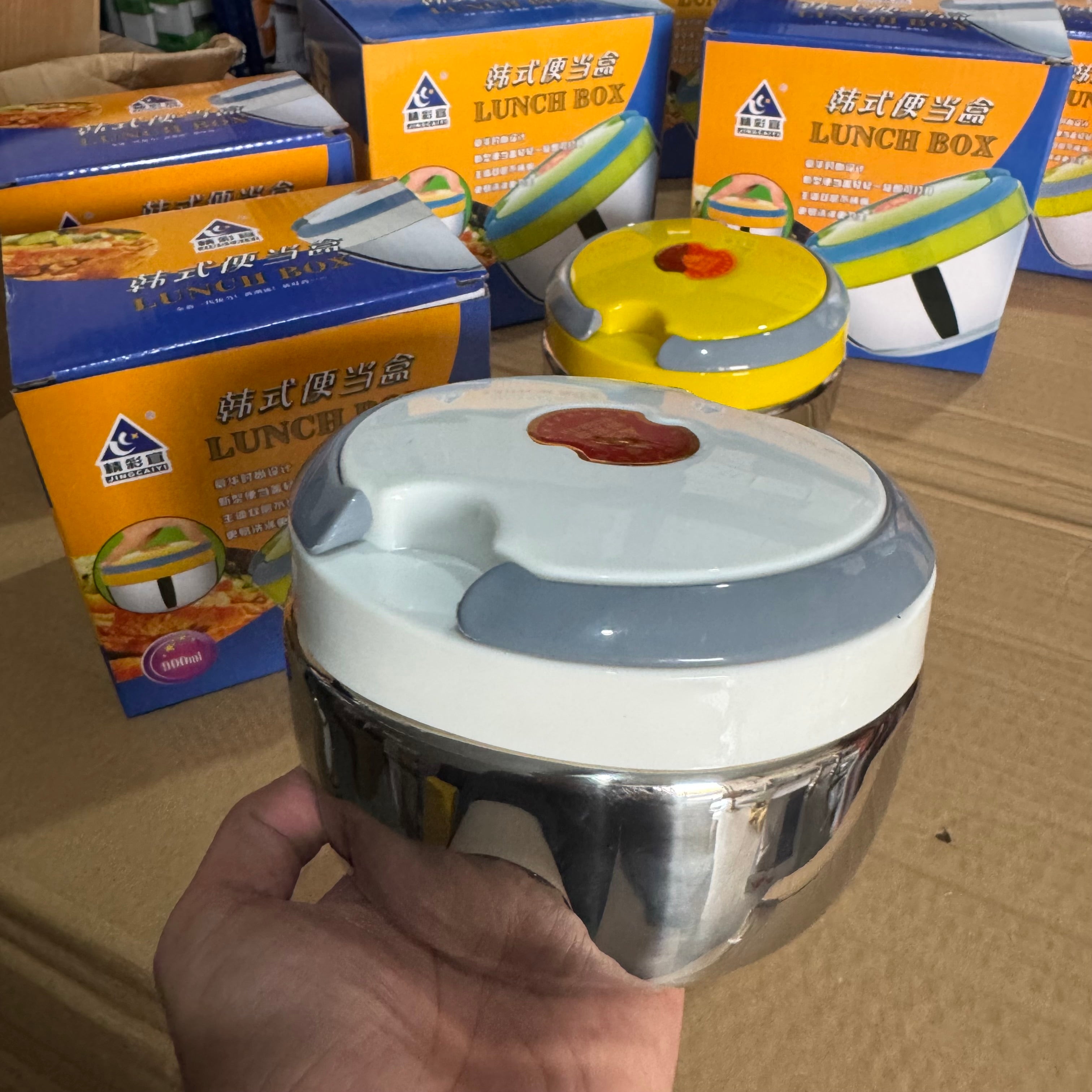 Jinkcaiyi 900ml Stainless Steel Insulated Lunch Box Lot Imported