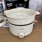JIEXG YG-120B Multi-Functional Electric Hot Pot with Steamer | 2-Tier Non-Stick Cooker