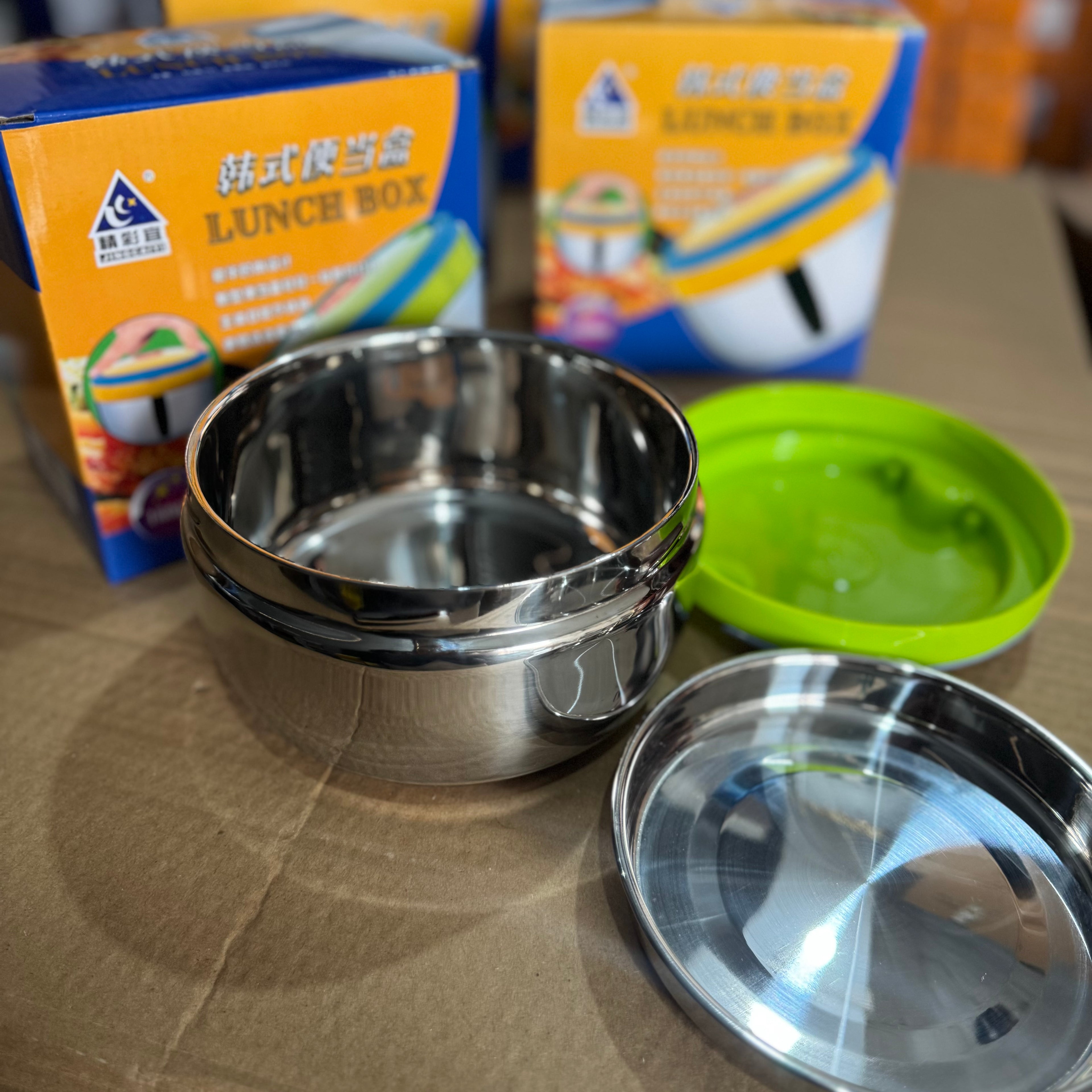 Lot Imported Jinkcaiyi 900ml Insulated Stainless Steel Lunch Box