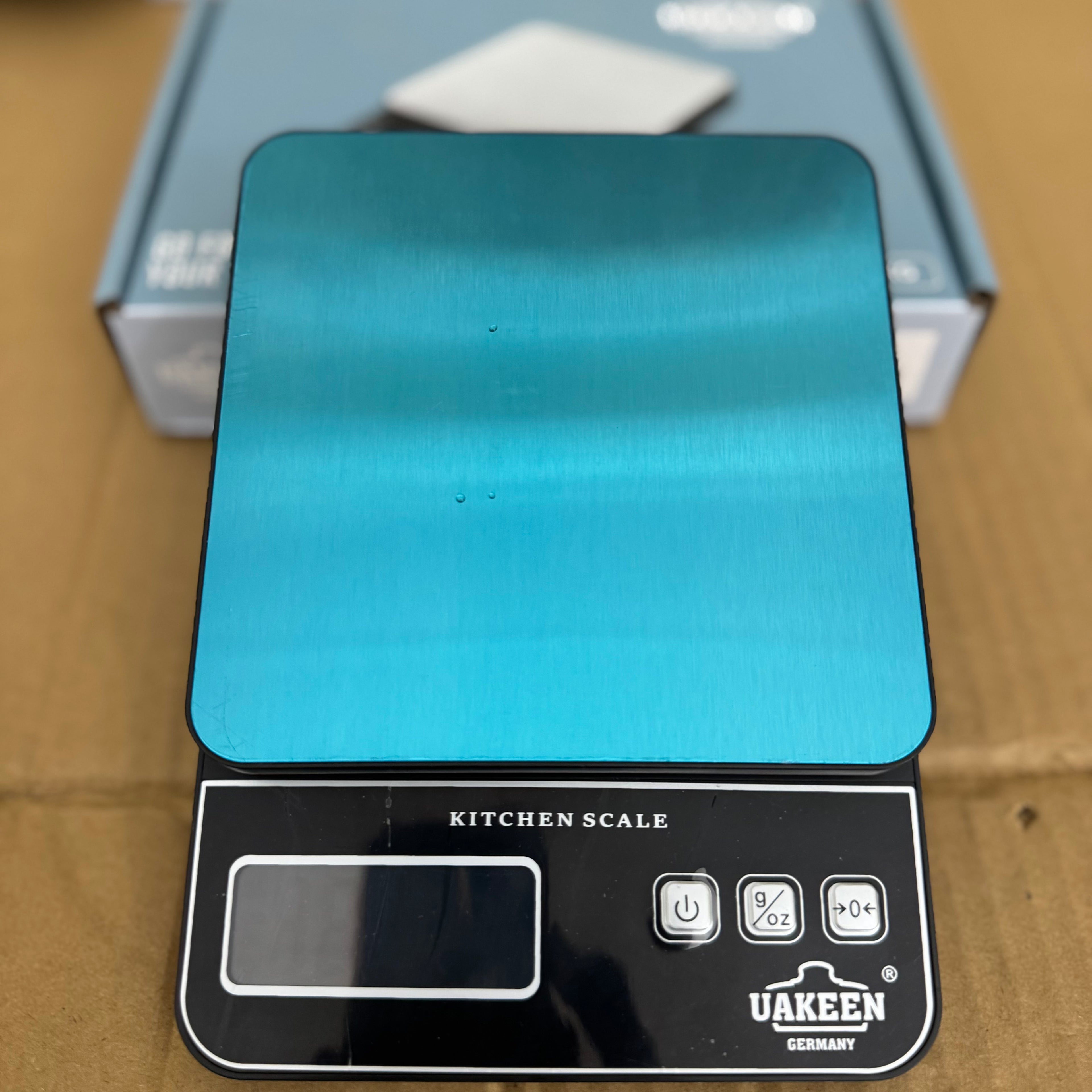 Uakeen Germany Digital Kitchen Scale | High-Precision Silver Food Scale