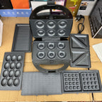 Lot Imported Hoffmans HM-3013 6-in-1 Sandwich Maker Set