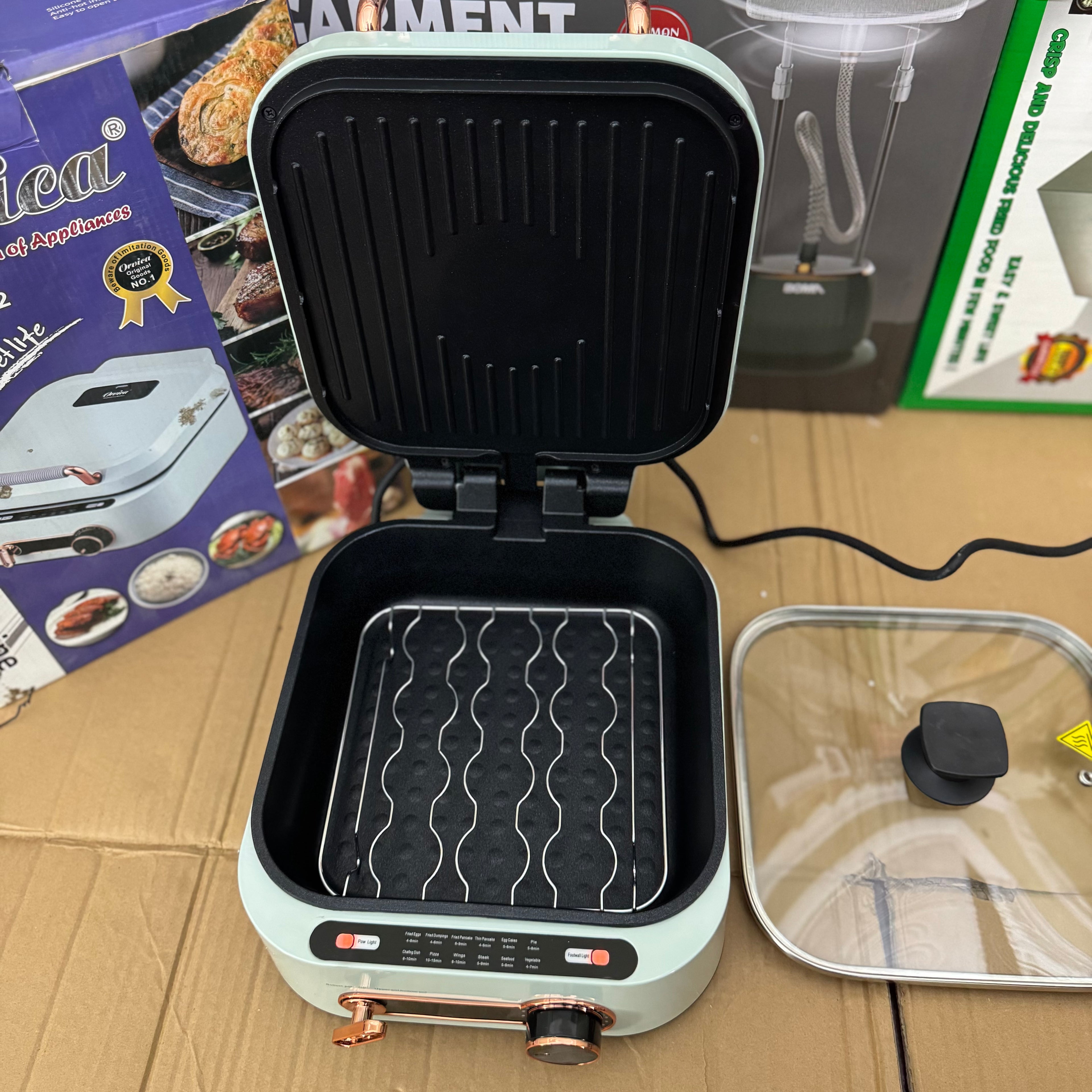 Orvica ORM-8812 Steaming and Frying Machine | Versatile Multi-Cooker