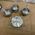 Lot Imported Stainless Steel Multipurpose Masala & Refreshment Set