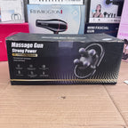 Lot Imported 4 Head Massage Gun Strong Power | Deep Tissue Fascia Massager for Full Body – Pakistan