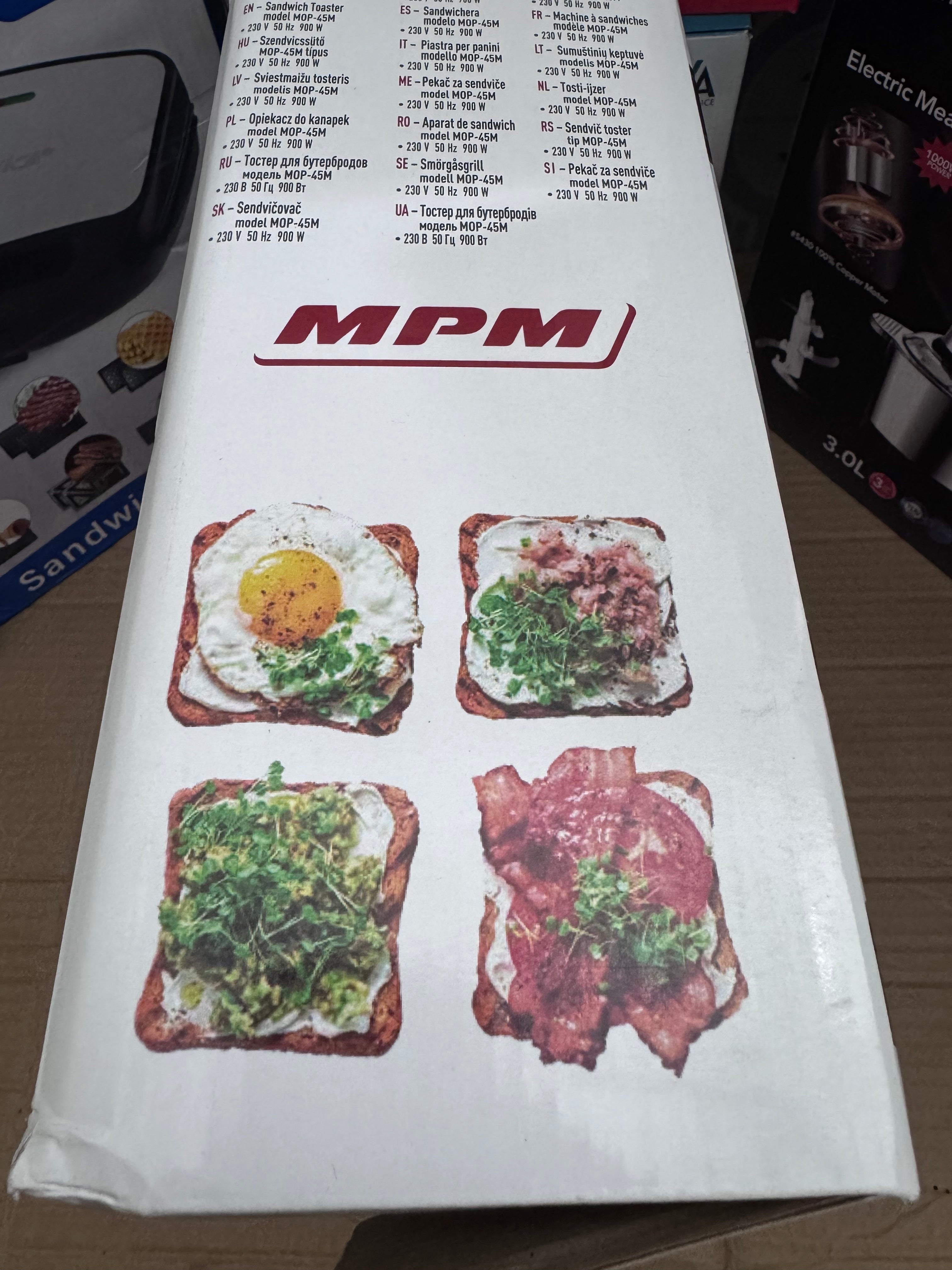 MPM Sandwich Toaster MOP-45M | Lot Imported | Electric Sandwich Maker for Home Use in Pakistan