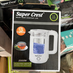 Super Crest 1.7L Glass Electric Kettle 2000W – Model SCT-4030