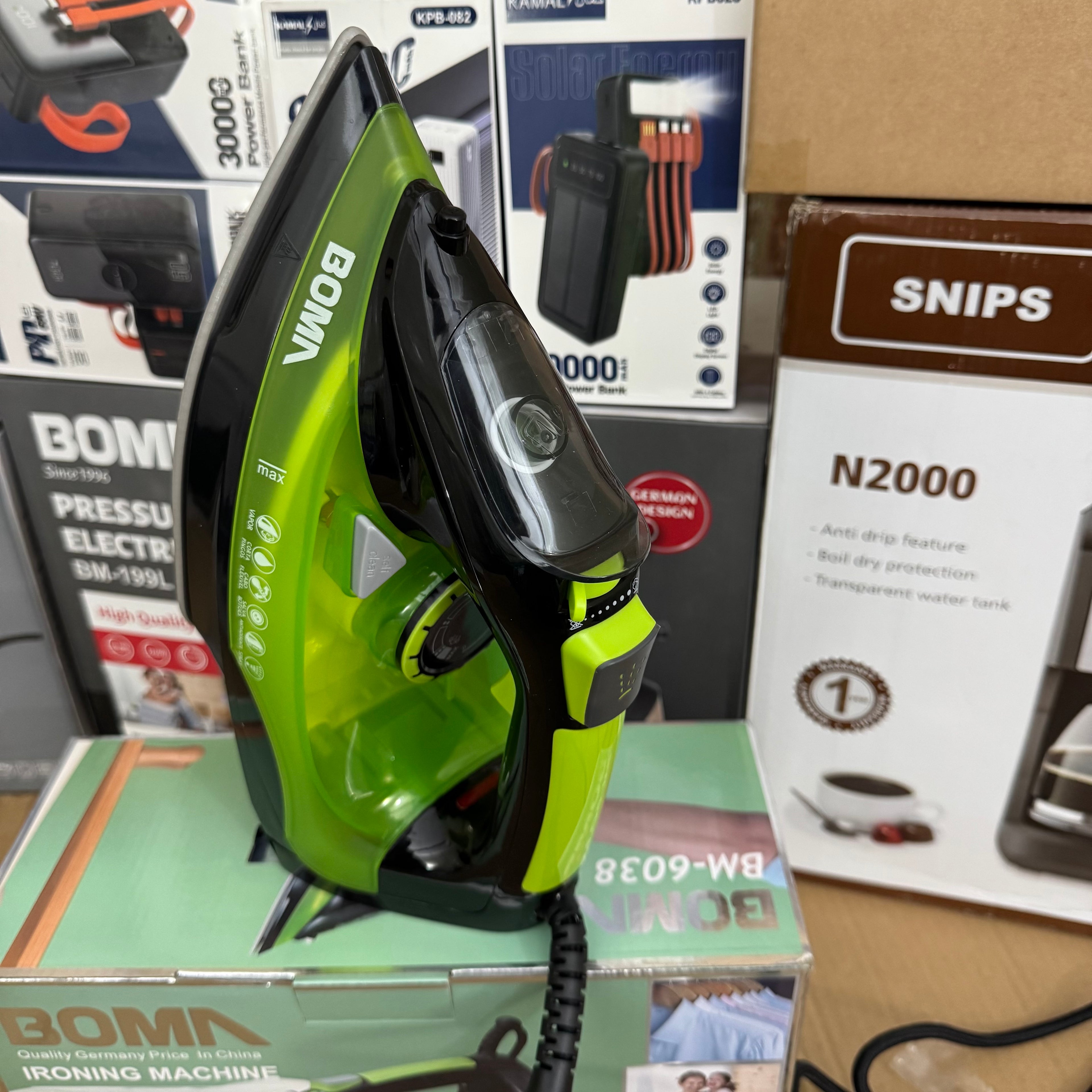 Boma BM-6038 28000W High-Performance Steam Iron